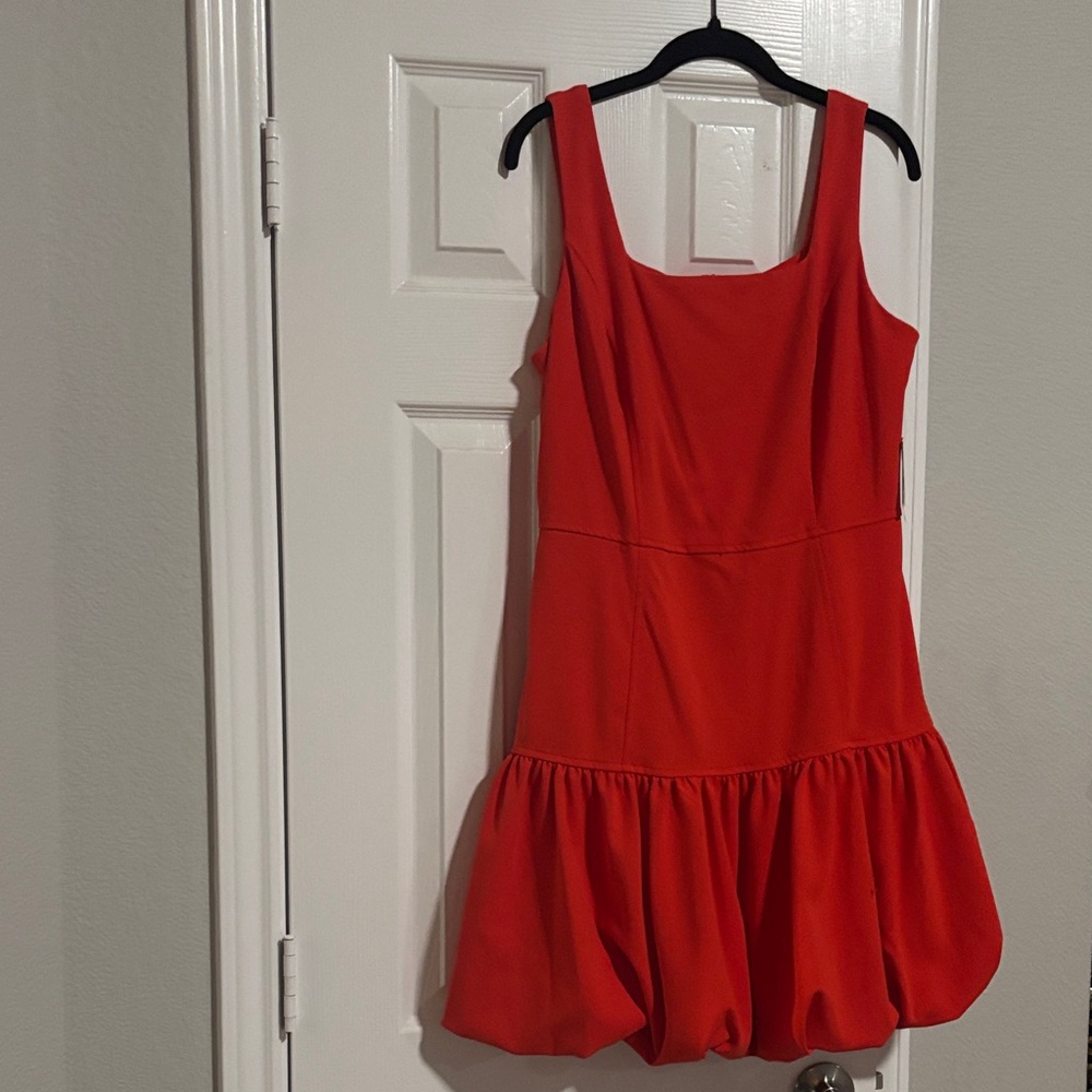 Red/Orange Sleeveless Dress